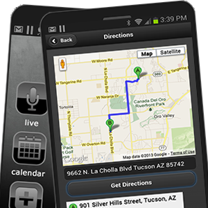 app for churches directions map